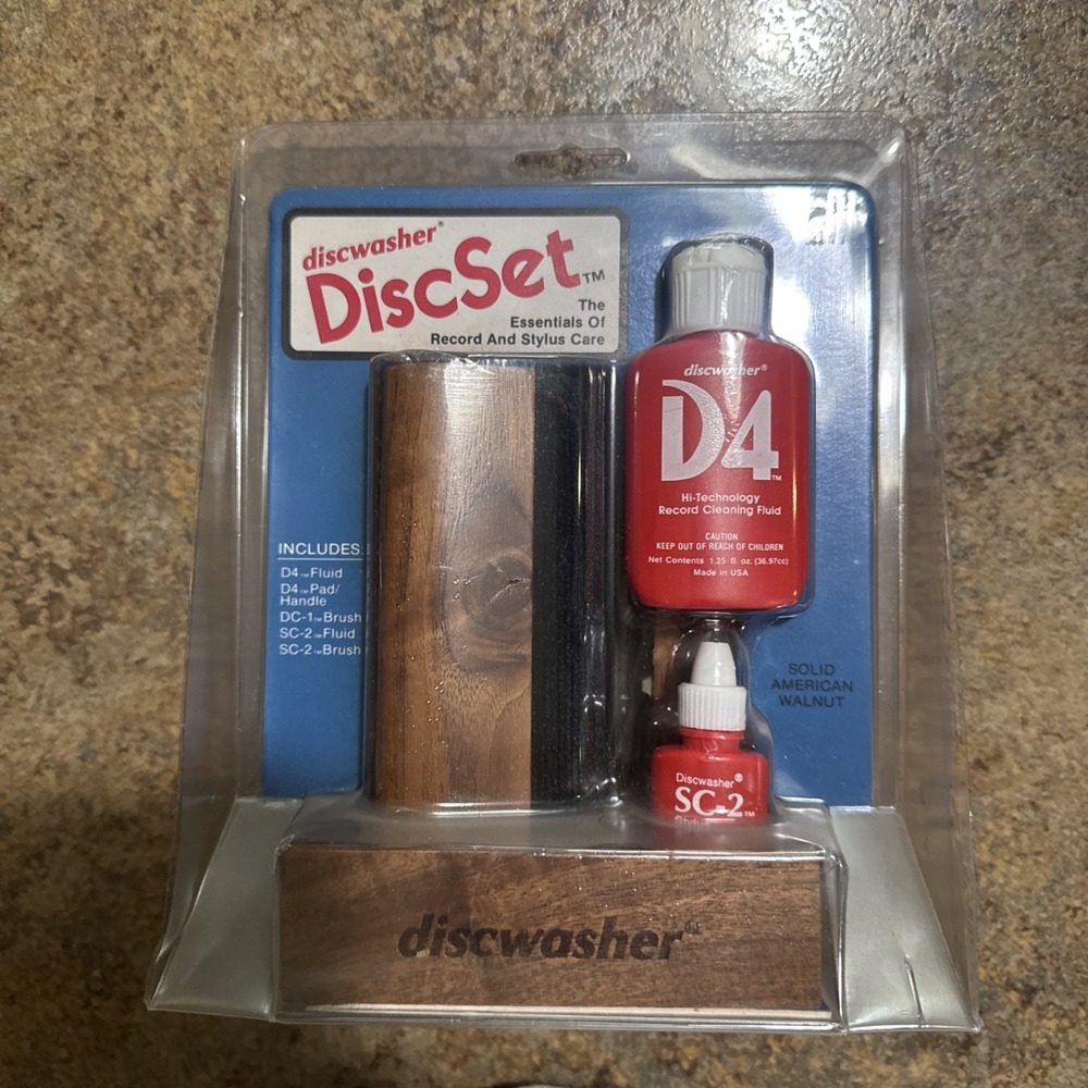 NEW SEALED DISCWASHER DISCSET BRUSH D4+ FLUID SC-2 STYLUS BRUSH FLUID TRAY !